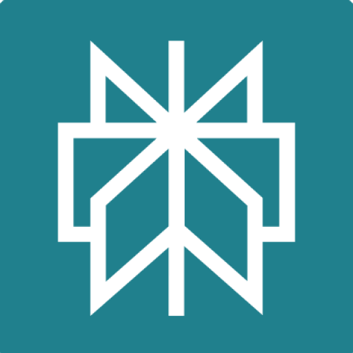 Logo Perplexity — motif géométrique blanc sur fond cyan