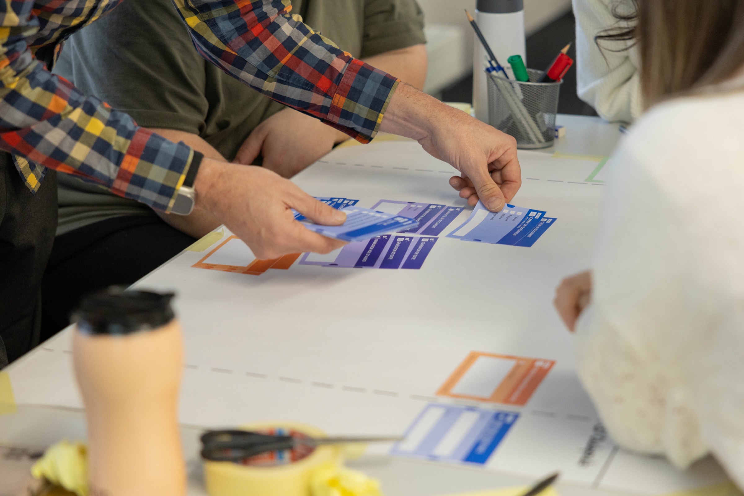 Co-design de parcours : cartes & calque papier (vue serrée)