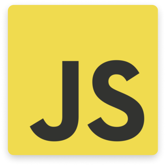 JavaScript — carré jaune arrondi + ombre portée