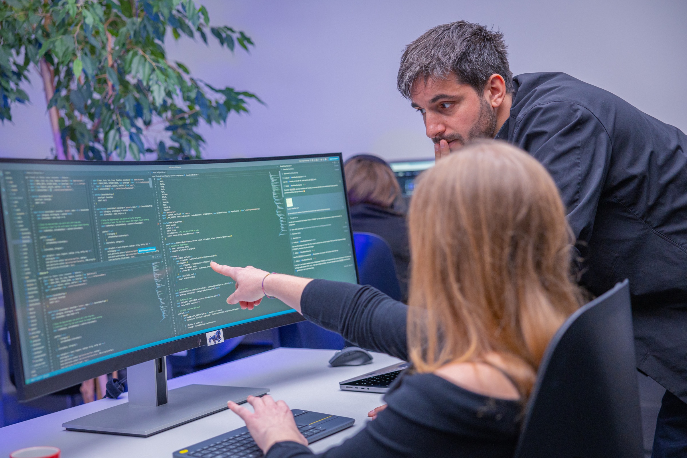 Collaboration dev (écran ultra-large incurvé) — prise n°31