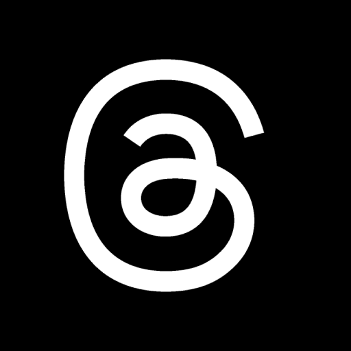 Threads — spirale / @ blanc sur noir